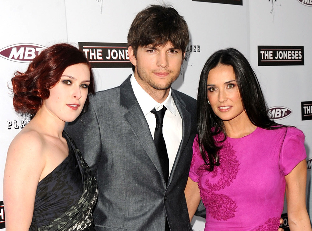 Rumer Willis, Ashton Kutcher, Demi Moore Rumer Willis, Ashton Kutcher, Demi Moore